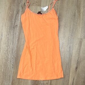 Peach Orange Spaghetti Strap camisole